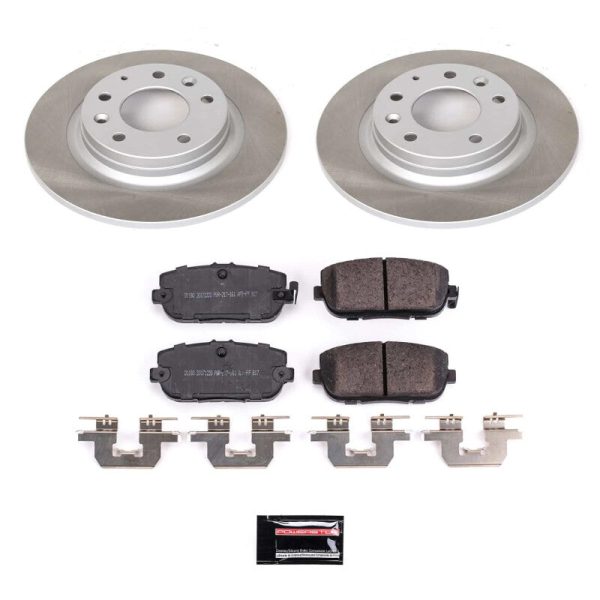 Power Stop 06-15 Mazda MX-5 Miata Rear Semi-Coated Rotor Kit Cheap