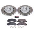 Power Stop 10-21 Lincoln Navigator Front Semi-Coated Rotor Kit For Discount