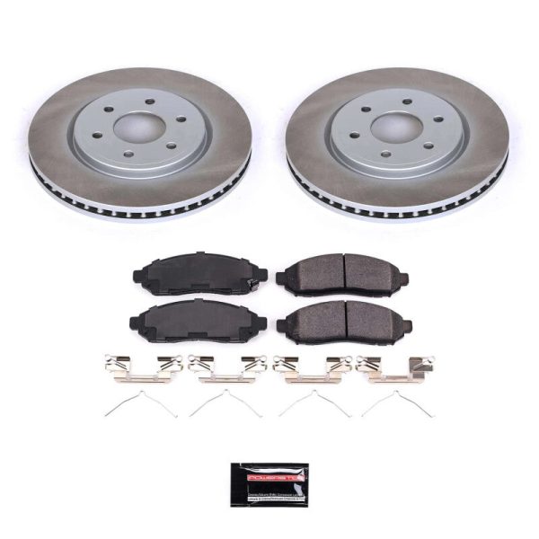 Power Stop 09-12 Suzuki Equator Front Semi-Coated Rotor Kit For Sale