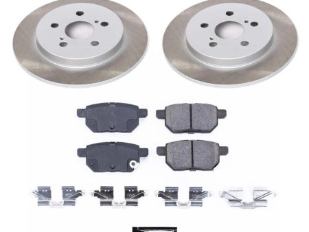 Power Stop 17-22 Toyota Prius Prime Rear Semi-Coated Rotor Kit on Sale