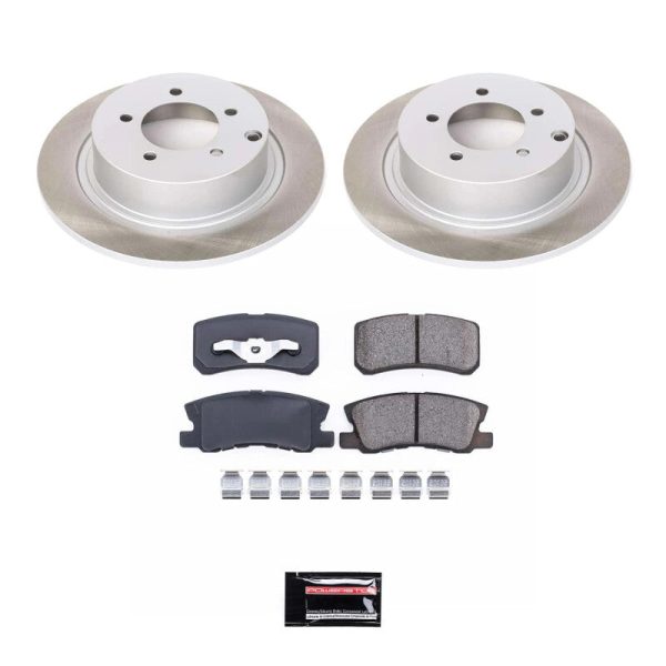 Power Stop 11-12 Mitsubishi Outlander Sport Rear Semi-Coated Rotor Kit Online Hot Sale