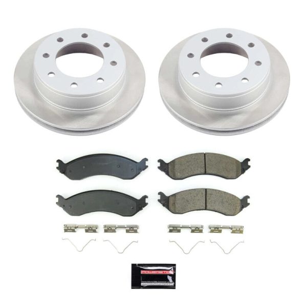 Power Stop 21-22 GMC Savana 3500 Rear Semi-Coated Rotor Kit Cheap