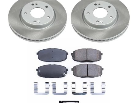 Power Stop 09-12 Hyundai Elantra Front Semi-Coated Rotor Kit Online Sale