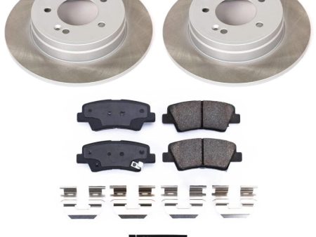 Power Stop 09-10 Hyundai Sonata Rear Semi-Coated Rotor Kit For Sale