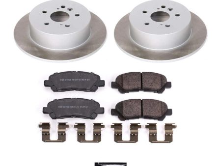 Power Stop 08-13 Toyota Highlander Rear Semi-Coated Rotor Kit For Sale