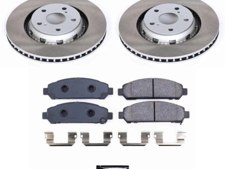 Power Stop 09-16 Toyota Venza Front Semi-Coated Rotor Kit Hot on Sale