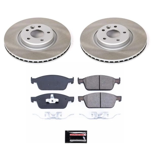 Power Stop 13-14 Ford Focus Front Semi-Coated Rotor Kit Online now