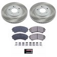 Power Stop 10-11 Mitsubishi Endeavor Front Semi-Coated Rotor Kit For Sale