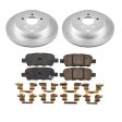 Power Stop 2009 Infiniti FX35 Rear Z17 Coated Brake Kit Fashion