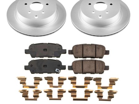 Power Stop 2009 Infiniti FX35 Rear Z17 Coated Brake Kit Fashion