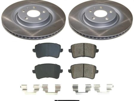 Power Stop 14-17 Audi SQ5 Rear Semi-Coated Rotor Kit Supply