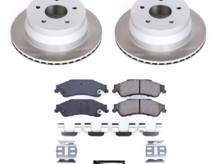 Power Stop 97-01 Oldsmobile Bravada Rear Semi-Coated Rotor Kit For Sale