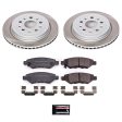 Power Stop 10-15 Chevrolet Camaro Rear Semi-Coated Rotor Kit Sale