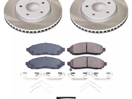 Power Stop 13-21 Nissan NV200 Front Semi-Coated Rotor Kit Sale