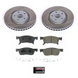 Power Stop 19-22 Subaru Ascent Front Semi-Coated Rotor Kit For Discount