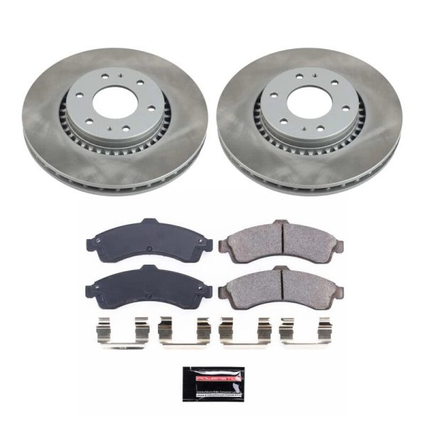 Power Stop 2005 Saab 9-7x Front Semi-Coated Rotor Kit Online Sale