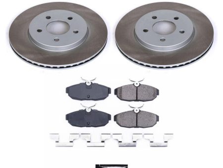 Power Stop 05-11 Ford Mustang Rear Semi-Coated Rotor Kit Hot on Sale