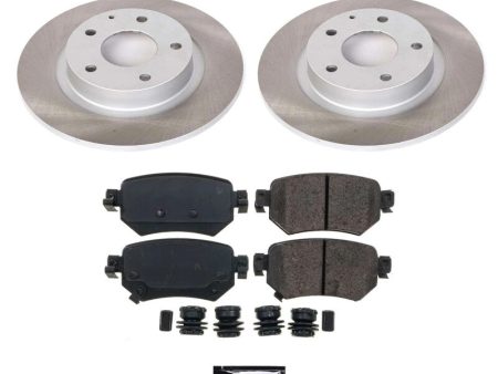 Power Stop 16-21 Mazda 6 Rear Semi-Coated Rotor Kit For Discount