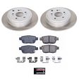 Power Stop 06-14 Honda Ridgeline Rear Semi-Coated Rotor Kit Fashion