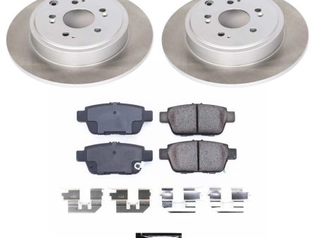 Power Stop 06-14 Honda Ridgeline Rear Semi-Coated Rotor Kit Fashion