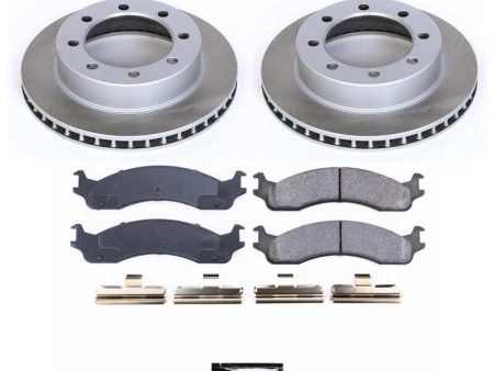 Power Stop 95-97 Ford F-350 Front Semi-Coated Rotor Kit Discount