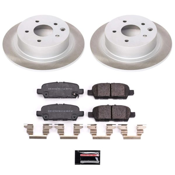 Power Stop 2019 Nissan Sentra Rear Semi-Coated Rotor Kit For Sale