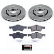 Power Stop 03-04 Dodge Caravan Front Semi-Coated Rotor Kit on Sale