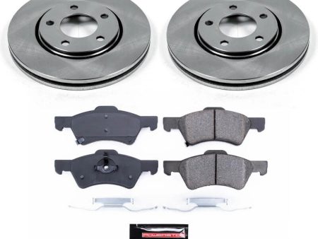 Power Stop 03-04 Dodge Caravan Front Semi-Coated Rotor Kit on Sale