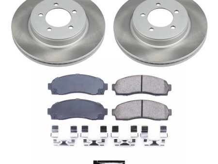 Power Stop 02-05 Mercury Mountaineer Front Semi-Coated Rotor Kit Sale