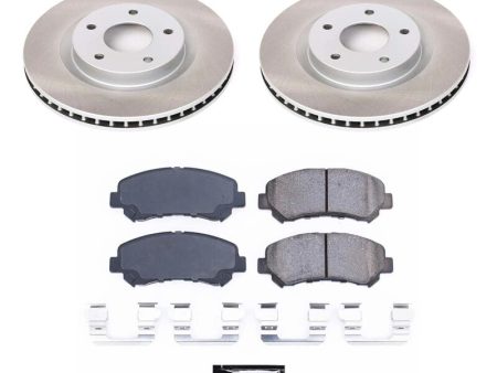 Power Stop 14-15 Nissan Rogue Select Front Semi-Coated Rotor Kit For Sale