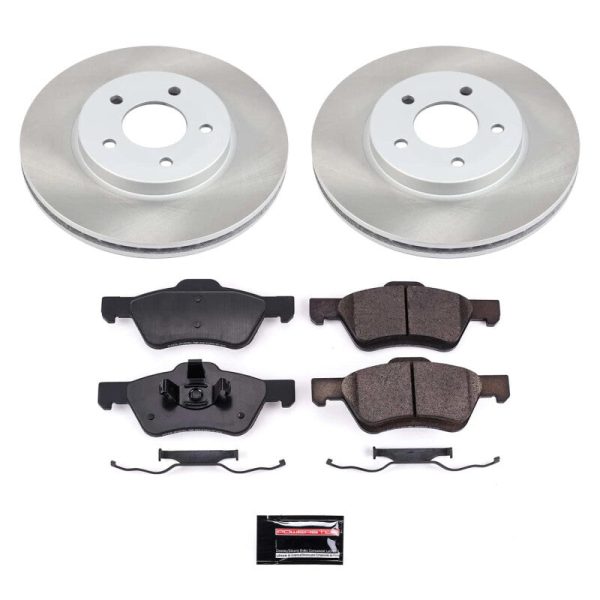 Power Stop 08-10 Mercury Mariner Front Semi-Coated Rotor Kit Online Hot Sale