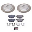 Power Stop 09-14 Acura TL Rear Semi-Coated Rotor Kit For Cheap