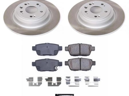 Power Stop 09-14 Acura TL Rear Semi-Coated Rotor Kit For Cheap