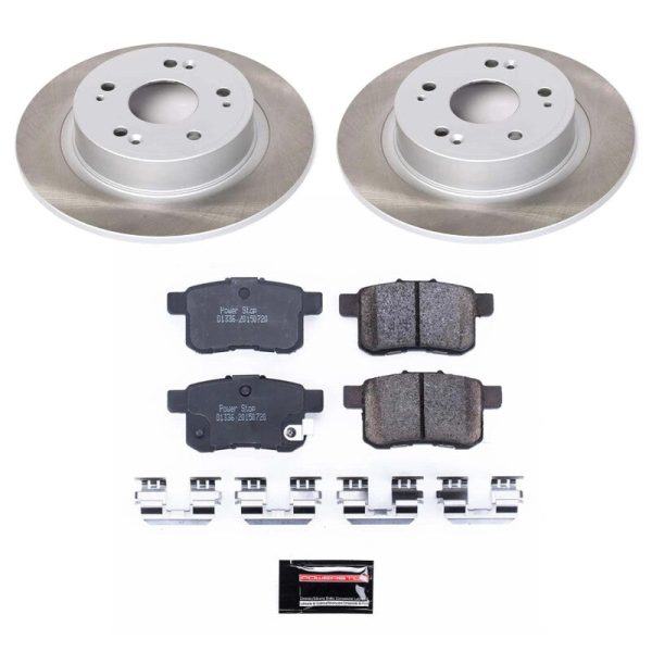 Power Stop 08-10 Honda Accord Rear Semi-Coated Rotor Kit Discount