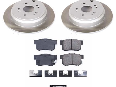 Power Stop 07-12 Acura RDX Rear Semi-Coated Rotor Kit Supply