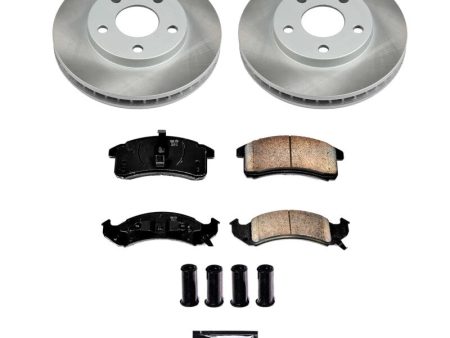 Power Stop 92-93 Pontiac Trans Sport Front Semi-Coated Rotor Kit Supply