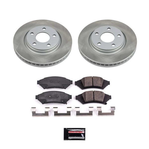 Power Stop 06-07 Pontiac G6 Front Semi-Coated Rotor Kit For Discount