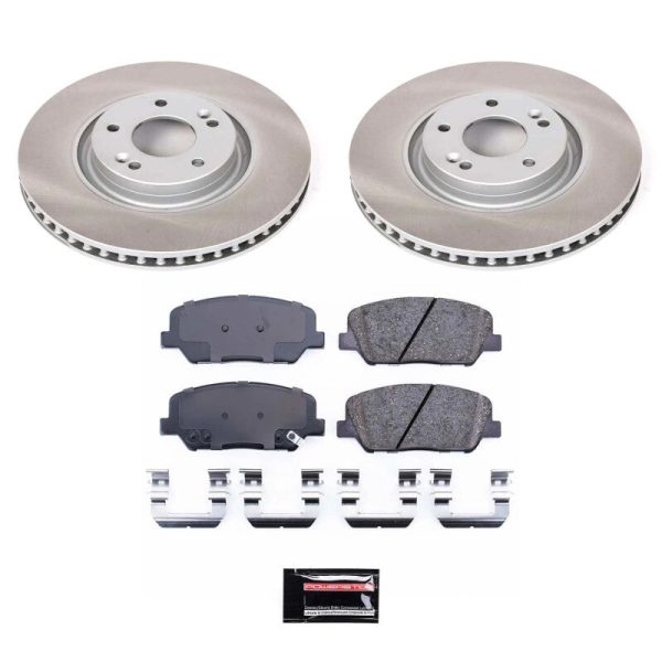 Power Stop 11-15 Kia Optima Front Semi-Coated Rotor Kit Online Sale