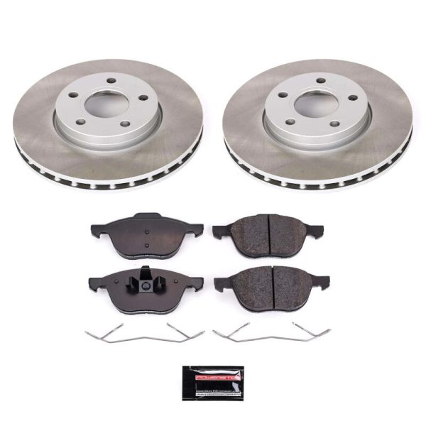 Power Stop 04-11 Volvo S40 Front Semi-Coated Rotor Kit Cheap