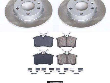 Power Stop 02-05 Audi A4 Quattro Rear Semi-Coated Rotor Kit Hot on Sale