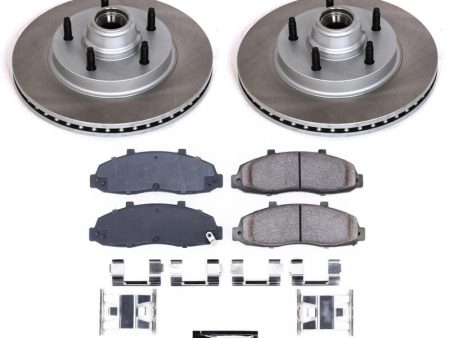 Power Stop 97-00 Ford F-150 Front Semi-Coated Rotor Kit on Sale