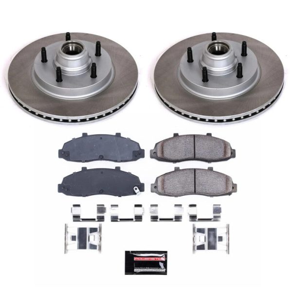 Power Stop 97-00 Ford F-150 Front Semi-Coated Rotor Kit on Sale