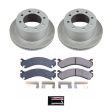 Power Stop 07-10 GMC Sierra 3500 HD Rear Semi-Coated Rotor Kit on Sale