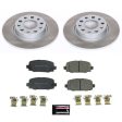 Power Stop 17-22 Jeep Compass Rear Semi-Coated Rotor Kit For Discount