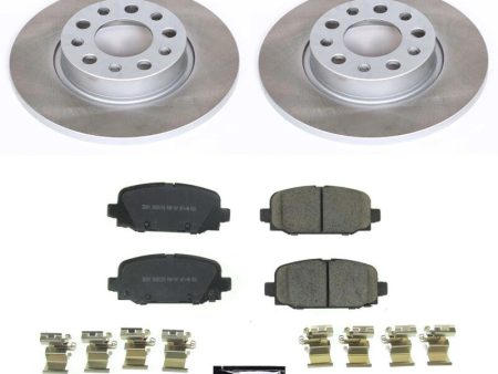 Power Stop 17-22 Jeep Compass Rear Semi-Coated Rotor Kit For Discount