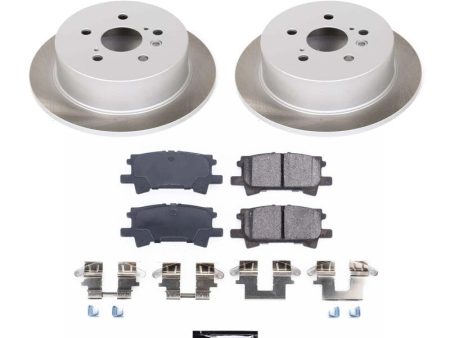 Power Stop 04-07 Toyota Highlander Rear Semi-Coated Rotor Kit Online Sale