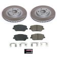 Power Stop 19-20 Hyundai Santa Fe Front Semi-Coated Rotor Kit Online Sale