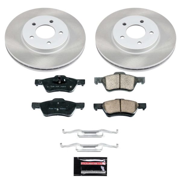 Power Stop 10-11 Mercury Mariner Front Semi-Coated Rotor Kit Discount