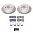 Power Stop 04-12 Mitsubishi Galant Rear Semi-Coated Rotor Kit Hot on Sale