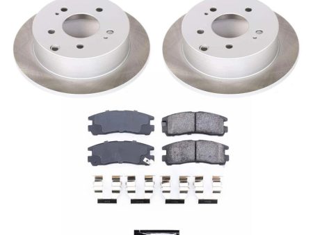 Power Stop 04-12 Mitsubishi Galant Rear Semi-Coated Rotor Kit Hot on Sale